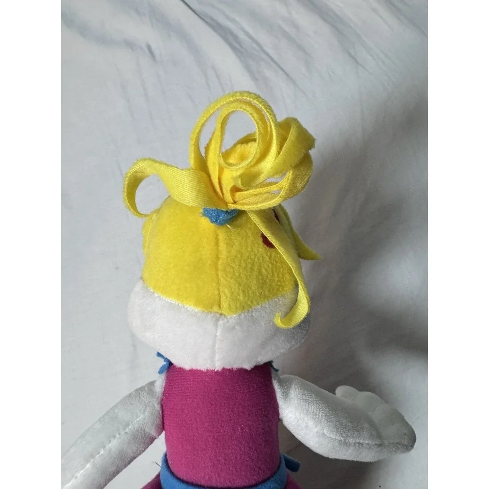 Chuck E. Cheese Helen Henny Hen Plush Doll Pink Dress Blue Pants 2022